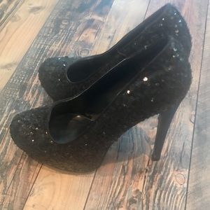 Shoe Dazzle Shoes - Sequined Heels Shoe Dazzle Shoes - Sequined Heels